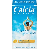 Calcia Calcium with Vitamin D 400IU orange
