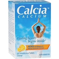 Calcia Calcium with Vitamin D 400IU orange