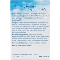 Calcia Calcium with Vitamin D 400IU orange