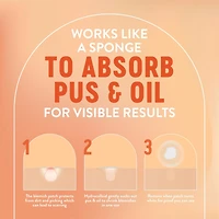Day or Night Pimple Patches, Hydrocolloid Patches to Cover & Reduce Blemishes| Dye Free