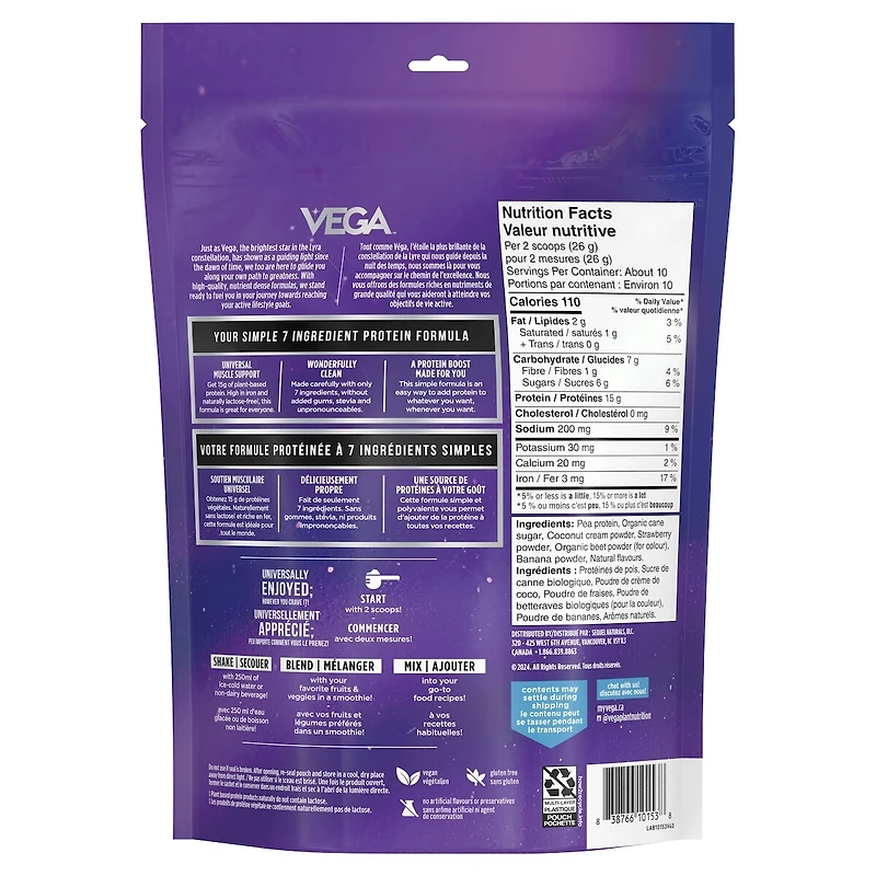 Protein Made Simple Strawberry Banana