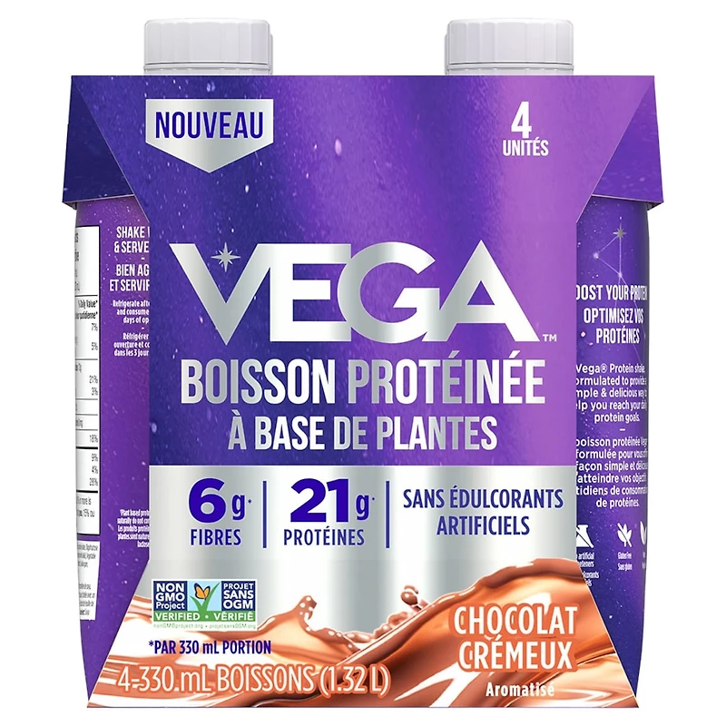 Vega Prêt à Boire Chocolate (4 x 330 ml)