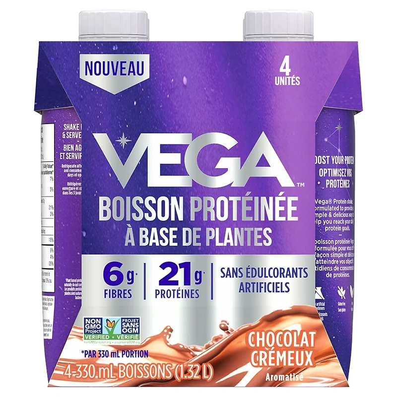 Vega Prêt à Boire Chocolate (4 x 330 ml)