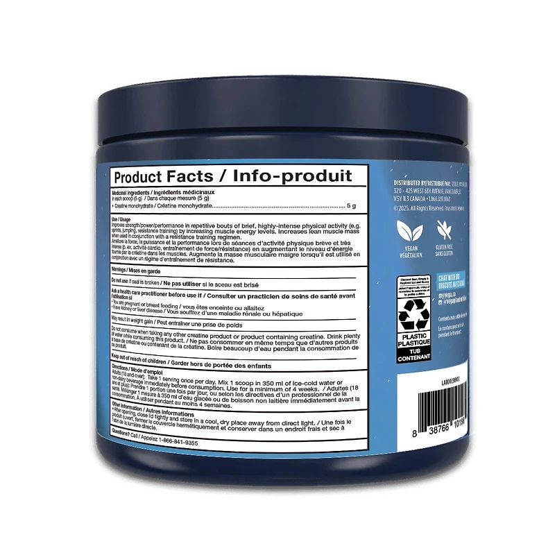 Vega Créatine Monohydrate