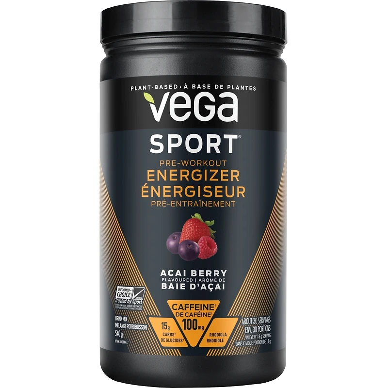 Vega Sport® Energiseur Pre-Entrainement