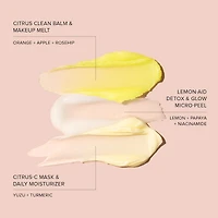 NUDESKIN L’ensemble en 3 étapes Citrus Renew pour maquillage