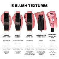 Nudies Matte All Over Face Blush Color