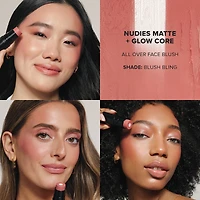 Nudies Mats + Blush Couleur Pour Tout Le Visage Concentré De Lumière - Pink Ice