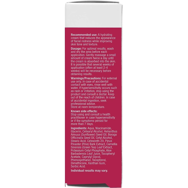 Crème pour les Rougeurs Faciales