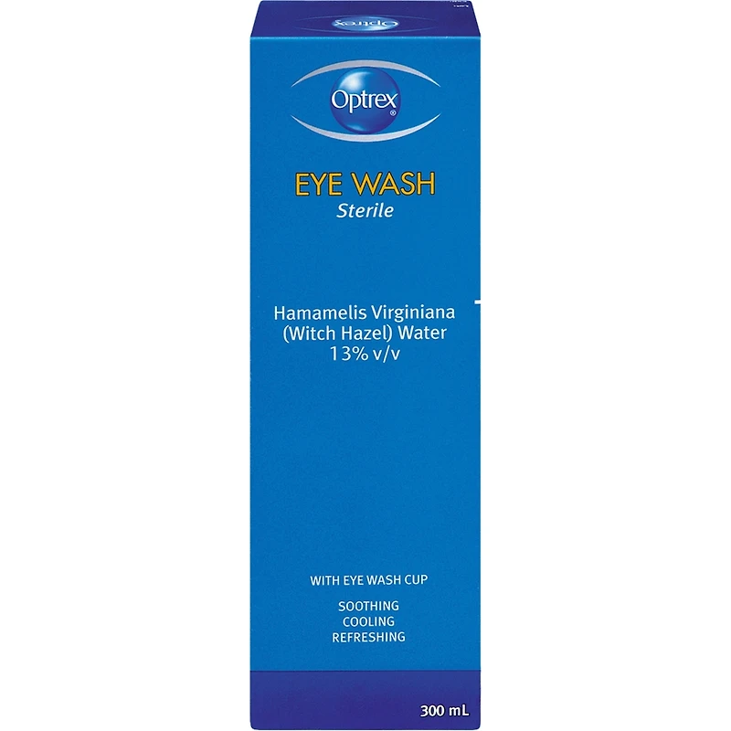 Bain oculaire stérile Optrex, 300 mL