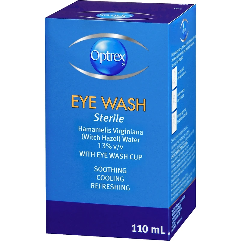 Bain oculaire stérile Optrex, 110 mL