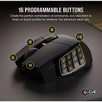 Souris de jeu sans fil Scimitar Elite