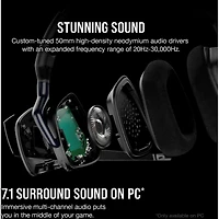 Casque de jeu ELITE RVB sans fil avec son surround 7.1
