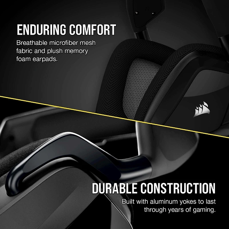 Casque de jeu ELITE RVB sans fil avec son surround 7.1