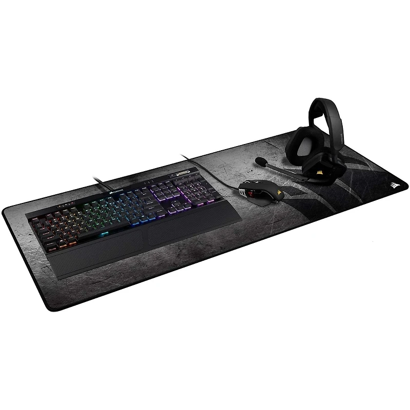MM350 PRO Tapis de souris de jeu en tissu résistant aux éclaboussures  – Taille XL étendue