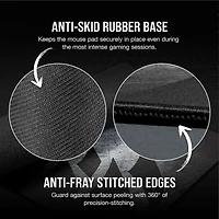MM350 PRO Tapis de souris de jeu en tissu résistant aux éclaboussures  – Taille XL étendue