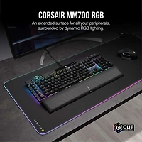 MM700 RVB Tapis de souris de jeu - Taille étendue