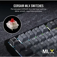 Clavier de jeu mécanique sans fil K65 Plus RVB