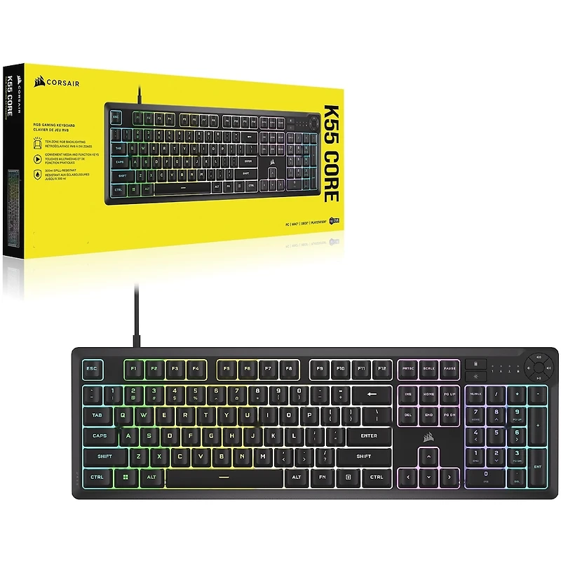 K55 CORE RGB Gaming Keyboard