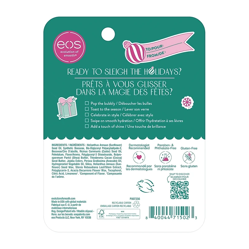 Des Fêtes Canne de Bon Bon, Champagne Rosé Super Baume