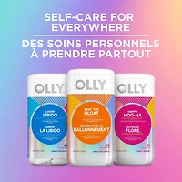 Suppléments en Capsules réduit le ballonnement pour la santé intestinale OLLY  Combattre le Ballonnement avec enzymes digestives, pissenlit, gingembre et fenouil 25 capsules