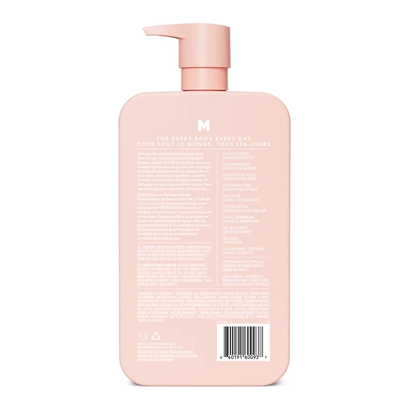 MONDAY Haircare MOISTURE Body Wash 900 mL