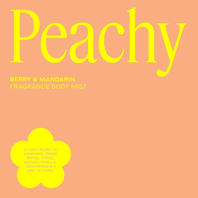 Peachy Fragrance Body Mist in Berry & Mandarin