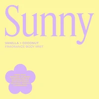 Sunny Fragrance Body Mist in Vanilla & Coconut