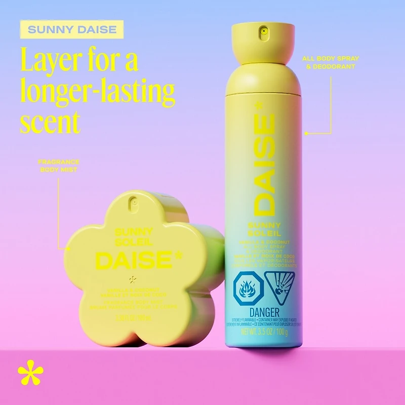 Sunny Fragrance Body Mist in Vanilla & Coconut