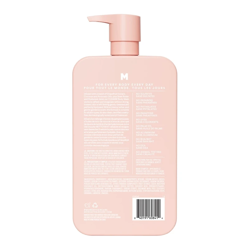 MONDAY Haircare CLEANSE Body Wash mL