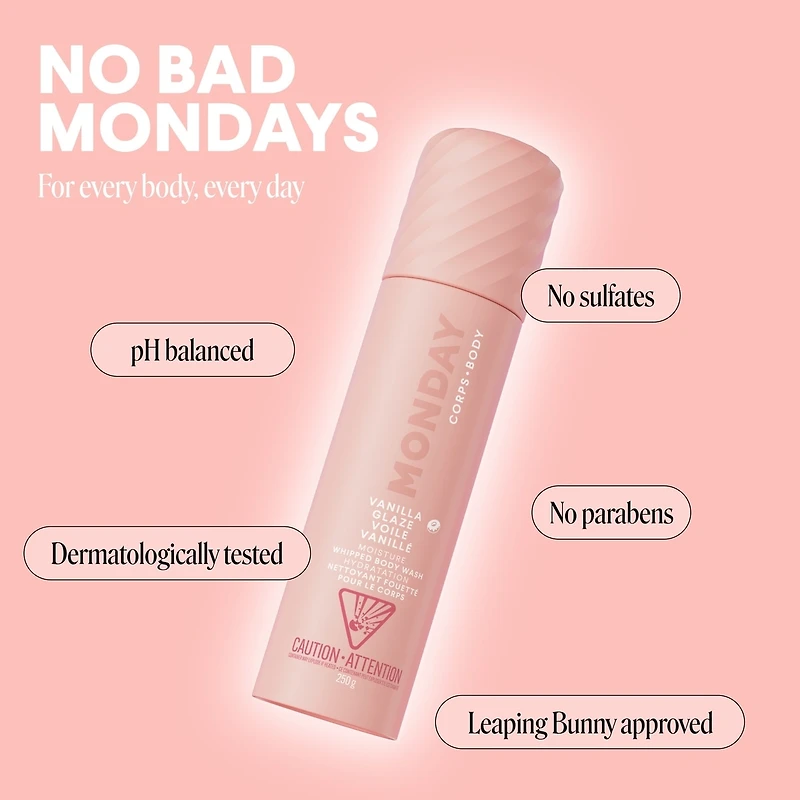 MOISTURE Whipped Body Wash in Vanilla Glaze