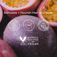 Shampoing Raw Sugar The Grow Pro - Fruit de la passion + Marula + Zinc - 530 ml