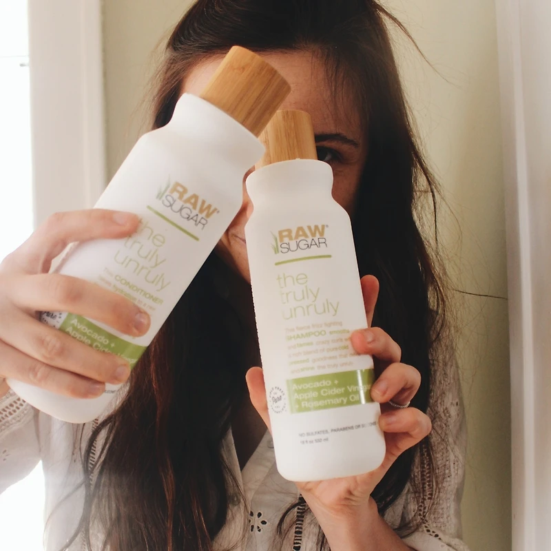 le soin pour les cheveux rebelles - Avocat + Vinaigre de cidre de pomme + Huile de romarin shampoing