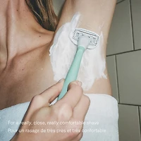 5-Blade Women's Razor - 1 Handle + 2 Blade Refills Lilac