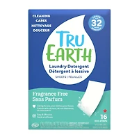 Détergent À Lessive En Feuilles Tru Earth, Sans Parfum, 16 Feuilles