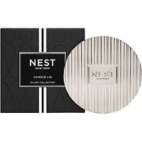 Couvercle de bougie classique collection argent