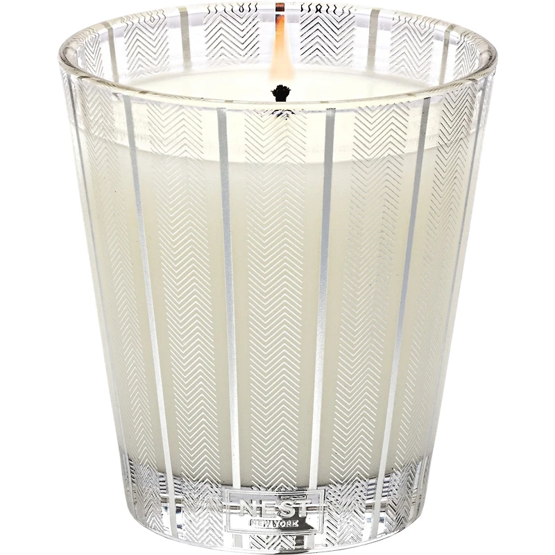 Bougie classique Cyprès bleu et neige