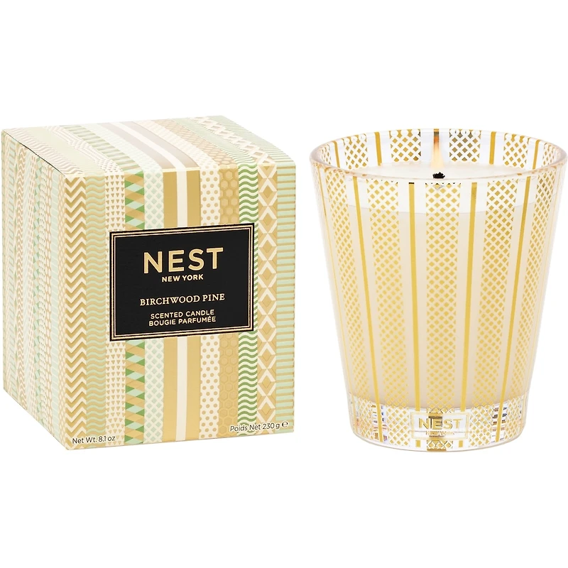 Bougie classique Bouleau et pin