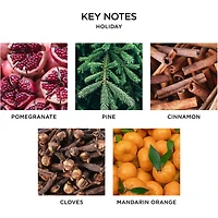 bougie ornement votif Holiday