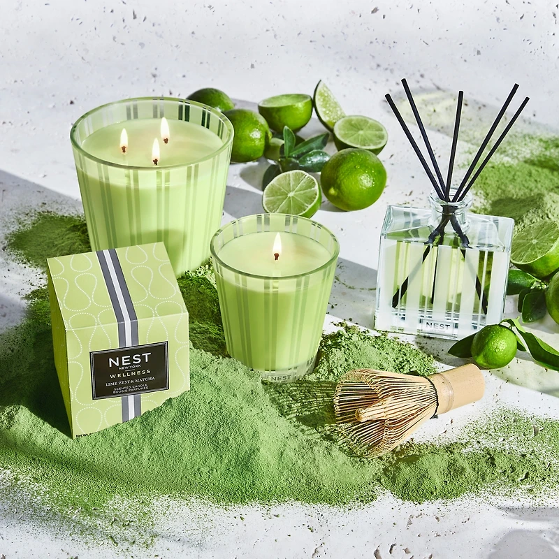Bougie classique Lime Zest & Matcha