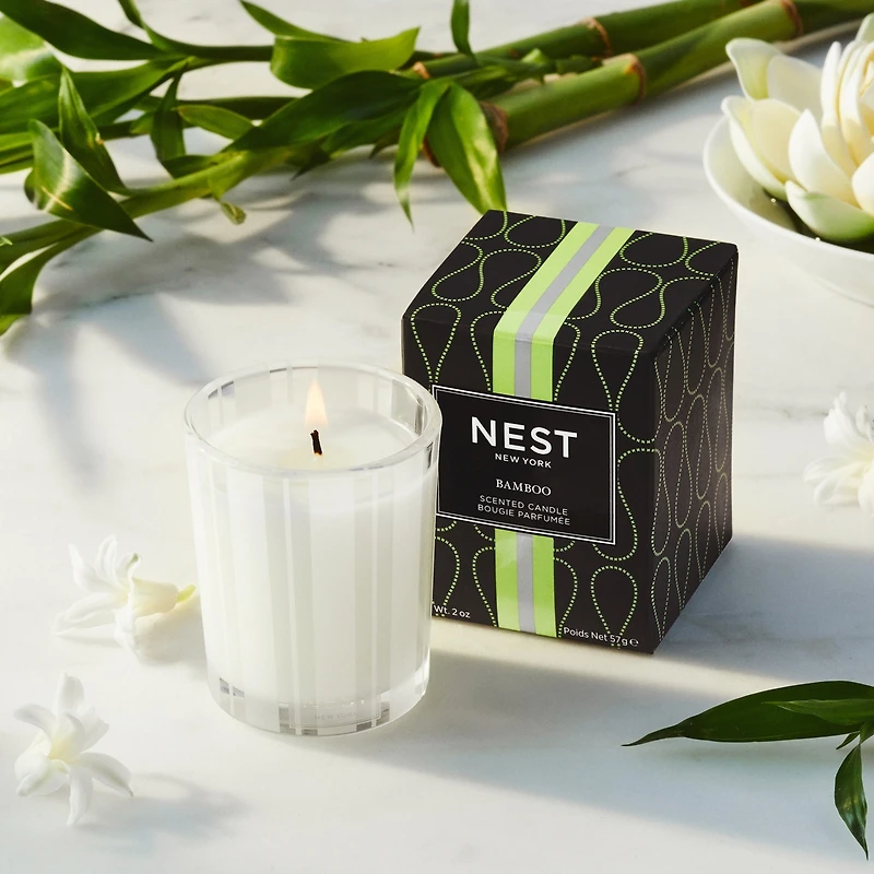 Bamboo Votive Candle