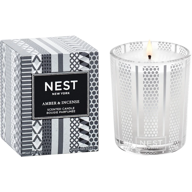 Bougie votive Amber & Incense