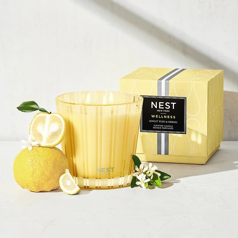 Bougie à trois mèches Sunlit Yuzu & Neroli
