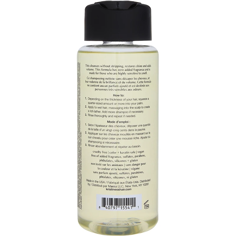 Shampooing Nettoyant Quotidien Sans Parfum