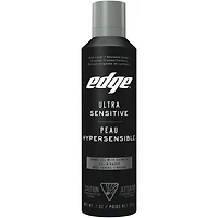 Gel à raser pour hommes de marque Edge pour peau hypersensible