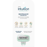 Emballage de 3 rasoirs jetables à 4 lames Schick® Intuition® Sensitive Care®