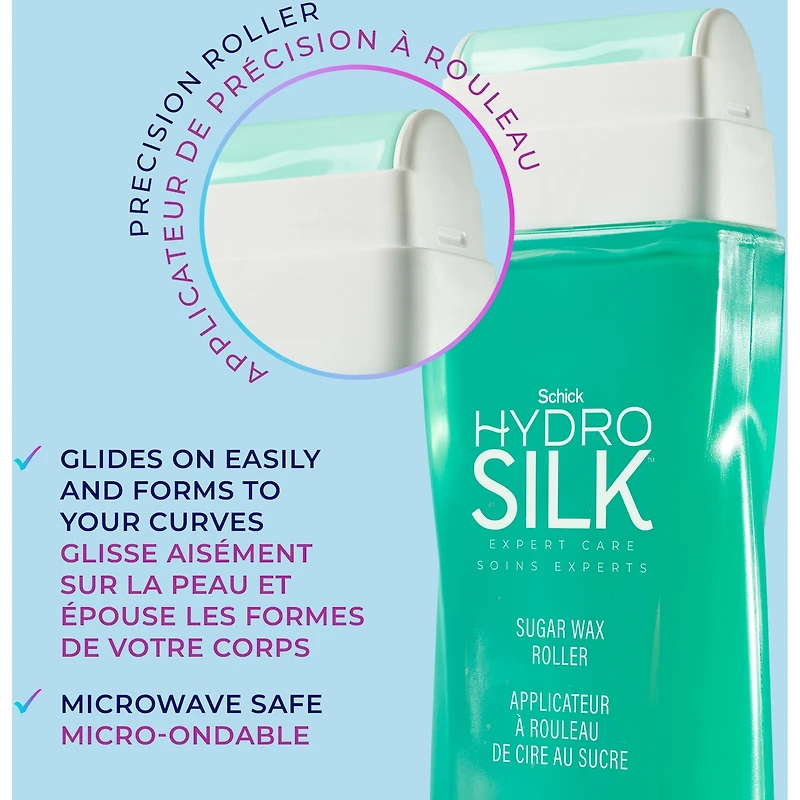 Applicateur à rouleau de cire au sucre Hydro Silk®