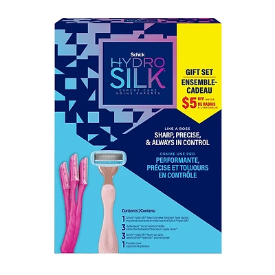 Boîte-cadeau De Produits De Rasage Schick Hydro Silk