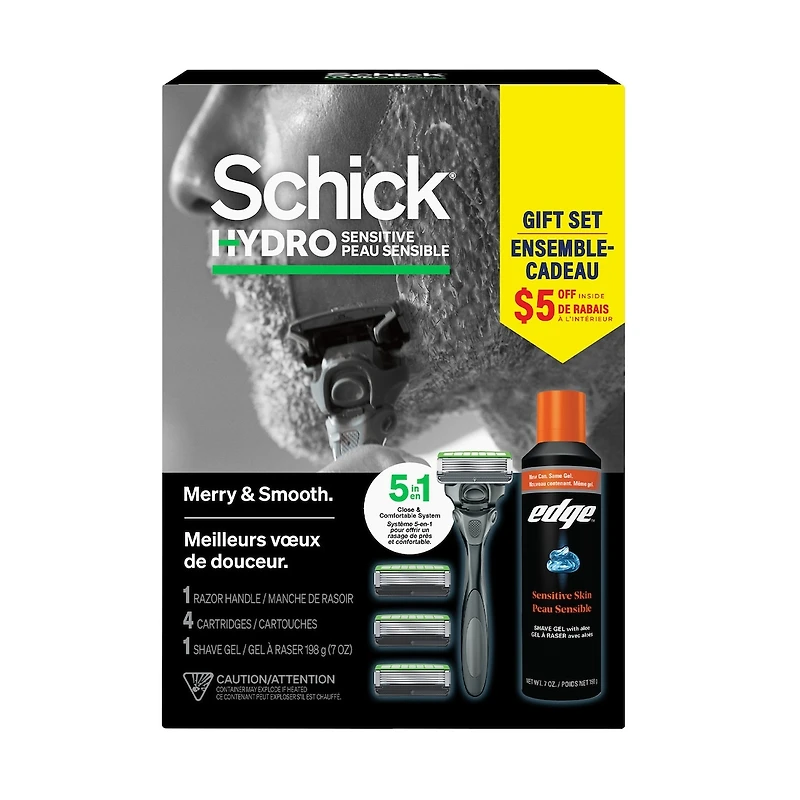 Schick Hydro Men’S Shave Holiday Gift Box
