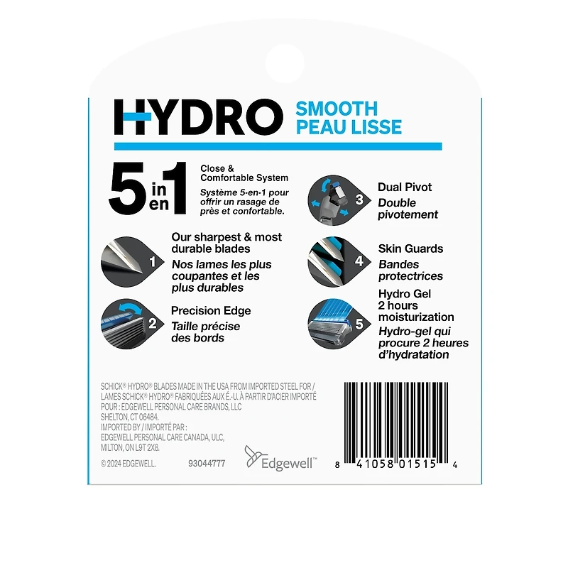 Hydro Skin Comfort Dry Skin Men’s Razor Blade Refills